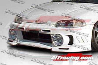 Honda Civic 2DR AIT Racing EVO3-L Style Front Bumper - HC92HIEVO3FBL