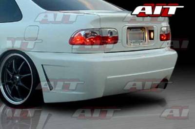 Honda Civic 2DR & 4DR AIT Zen Style Rear Bumper - HC92HIZENRB2