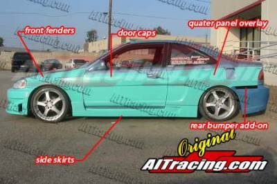 Honda Civic AIT Racing NX Style Wide Body Kit - HC96BMNXSCK2