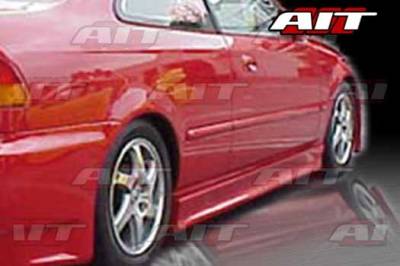 Honda Civic 2DR & 4DR AIT EVO3 Style Side Skirts - HC96HIEVO3SS2