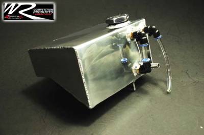 Nissan 240SX Weapon R Aluminum Coolant Overflow Tank - Polished - 826-117-101