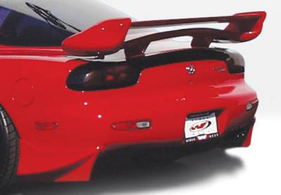 Mazda RX-7 VIS Racing Aggressor Rear Spat Set - Fiberglass - 2PC - 490145