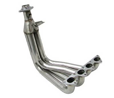 Honda Civic 4 Car Option Stainless Steel Exhaust Header - HEAD-HC99SI