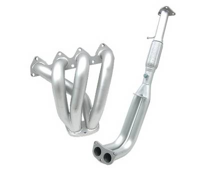 Honda Prelude 4 Car Option Stainless Steel Exhaust Header - HEAD-HP92