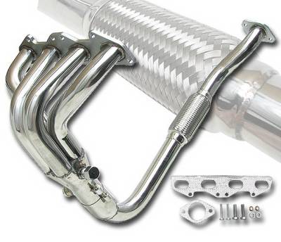 Mitsubishi Eclipse 4 Car Option Stainless Steel Exhaust Header - HEAD-ME95