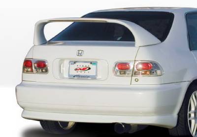 Honda Civic 4DR Wings West Racing Series Rear Lower Skirt - 890140