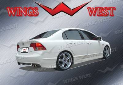 Honda Civic Wings West VIP Rear Lower Skirt - 890913