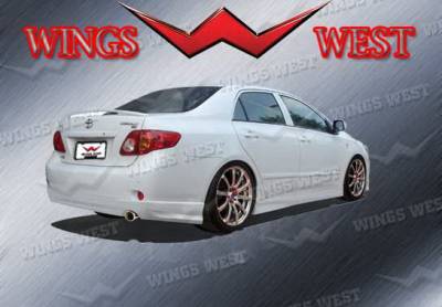 Toyota Corolla Wings West W-Type Rear Lower Skirt - 890939