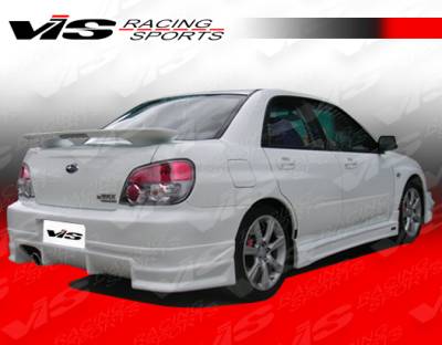 Subaru WRX VIS Racing J Speed Rear Lip - Polyurethane - 04SBWRX4DJSP-012P