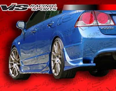 Honda Civic VIS Racing Ballistix Rear Addon - 06HDCVC4DJBX-012