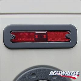 Hummer H3 RealWheels Front Marker Light Trim - Black Powder Coat - Pair - RW207-1BP-A0103