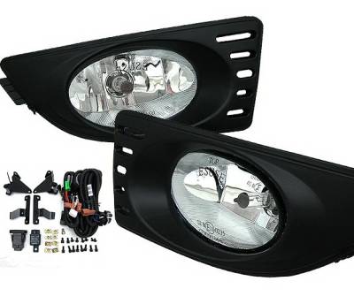 Acura RSX 4 Car Option Fog Light Kit - Clear - LHF-AR05C