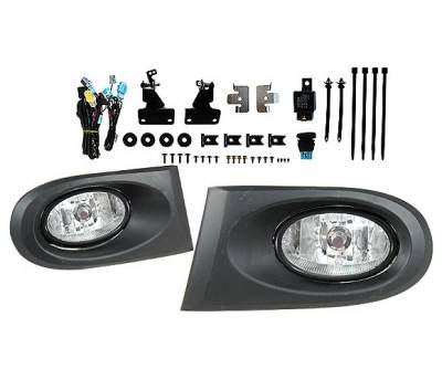 Acura RSX 4 Car Option Fog Light Kit - Clear - LHF-ARX-1