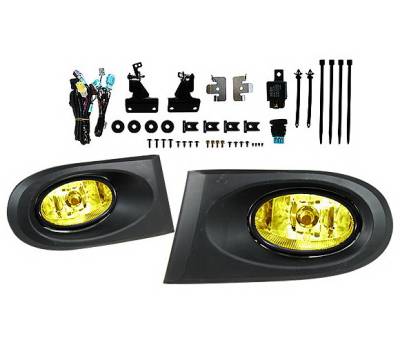 Acura RSX 4 Car Option Fog Light Kit - Yellow - LHF-ARX-YL