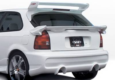 Honda Civic HB Wings West Tuner Type II Rear Bumper Cover - 890508