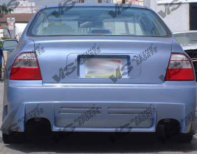 Honda Civic 2DR VIS Racing Cyber Rear Bumper - 01HDCVC2DCY-002