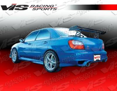 Subaru WRX VIS Racing Zyclone-2 Rear Bumper - 02SBWRX4DZYC2-002