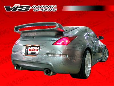 Nissan 350Z VIS Racing Wings Rear Bumper - Polyurethane - 03NS3502DWIN-002P