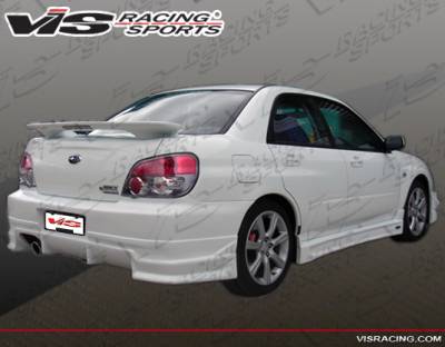 Subaru WRX VIS Racing Demon Rear Bumper - 04SBWRX4DDEM-002