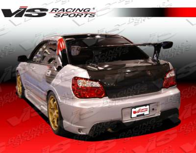 Subaru WRX VIS Racing Wings Rear Bumper - 04SBWRX4DWIN-002