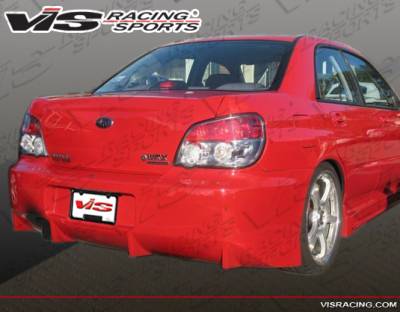 Subaru WRX VIS Racing Z Speed Rear Bumper - 04SBWRX4DZSP-002