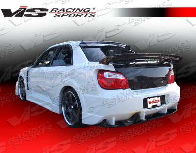 Subaru WRX VIS Racing Z Speed Widebody Rear Bumper - 04SBWRX4DZSPWB-002