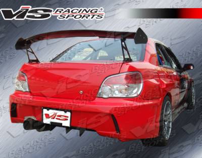 Subaru WRX VIS Racing Zyclone Rear Bumper - 04SBWRX4DZYC-002