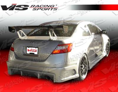 Honda Civic 2DR VIS Racing Laser Rear Bumper - 06HDCVC2DLS-002