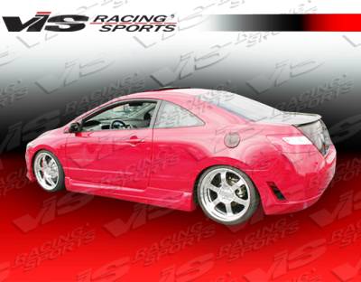 Honda Civic 2DR VIS Racing Touring Rear Bumper - 06HDCVC2DTOU-002