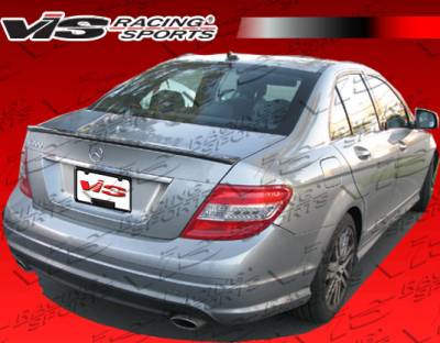 Mercedes-Benz C Class VIS Racing Euro Tech Rear Bumper - 08MEW2044DET-002