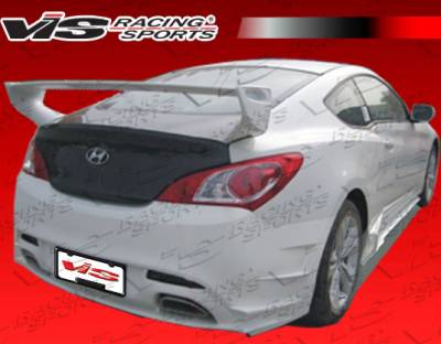 Hyundai Genesis VIS Racing FX Rear Bumper - 10HYGEN2DFX-002