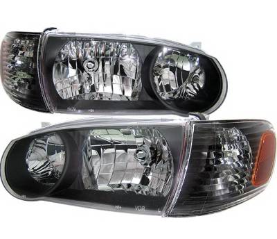 Toyota Corolla 4 Car Option Corner Lights - Black - LH-TCL01B-KS