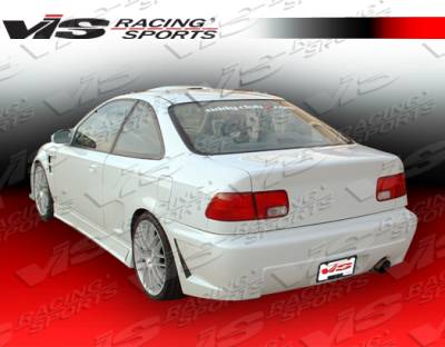 Honda Civic 2DR VIS Racing TSC-3 Rear Bumper - 92HDCVC2DTSC3-002