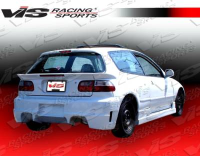 Honda Civic HB VIS Racing Quest Rear Bumper - 92HDCVCHBQST-002