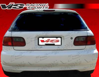 Honda Civic HB VIS Racing Type R Rear Lip - 92HDCVCHBTYR-012