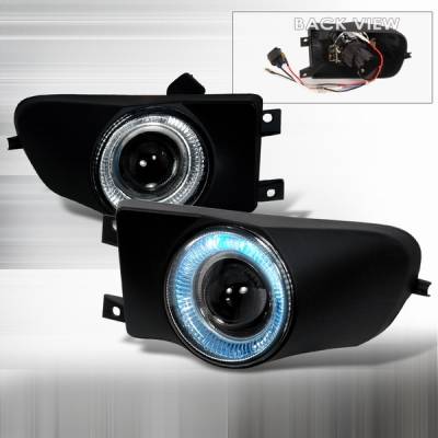 BMW 5 Series Custom Disco Halo Projector Fog Lights - LF-PE3997H-TM