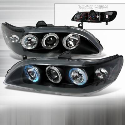 Honda Accord Custom Disco Black Projector Headlights - 1PC - LHP-ACD98JM