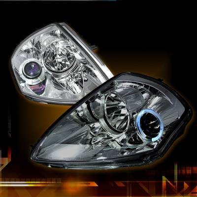 Mitsubishi Eclipse Custom Disco Clear Projector Headlights - LHP-ELP00B-YD