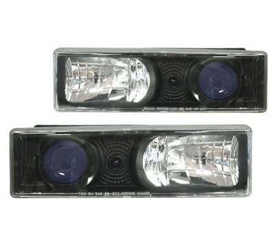 Chevrolet C10 4 Car Option Projector Headlights - Black - LP-GC88BB-YD