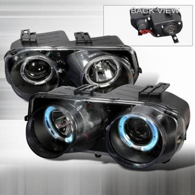 Acura Integra Custom Disco Black Projector Headlights - LHP-INT94JM-YD