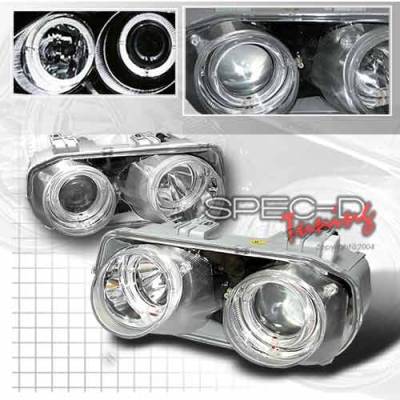 Acura Integra Custom Disco Chrome Projector Headlights - LHP-INT94-KS