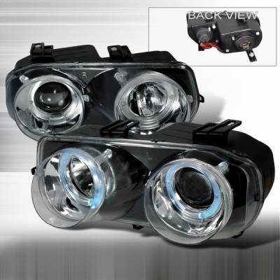 Acura Integra Custom Disco Chrome Projector Headlights - LHP-INT94-YD