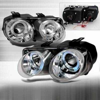 Acura Integra Custom Disco Chrome Projector Headlights - LHP-INT98-YD