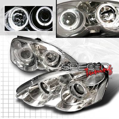 Acura RSX Custom Disco Chrome Projector Headlights - LHP-RSX02-KS