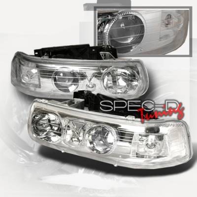 Chevrolet Silverado Custom Disco Projector Headlights - LHP-SIV99