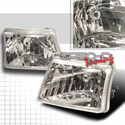 Ford Ranger Custom Disco Chrome Headlights - LH-RAN98-KS