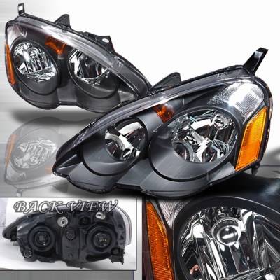 Acura RSX Custom Disco JDM Black Headlights - LH-RSX02JM-TYC