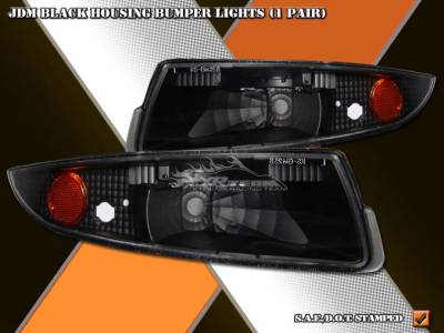 JDM Black Bumper Lights