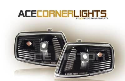 JDM Black Corner Lights