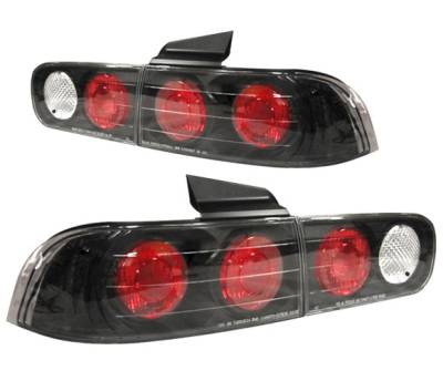 Acura Integra 4DR 4 Car Option Altezza Taillights - Black - LT-AI944JB-YD